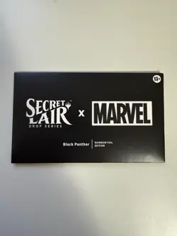 MTG Secret Lair x Marvel Black Panther Rainbow Foil Brand New Sealed! Fast Ship - Image 1