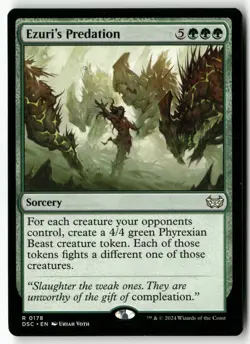 Ezuri's Predation 178 Commander: Duskmourn: House of Horror Rare NM - Image 1