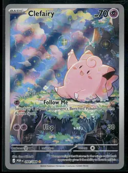 Pokemon Clefairy 094/088 Full Art Illustration Rare Pokemon Perfect Order NM - Image 1