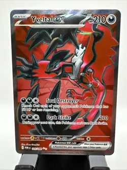 Yveltal ex 105/088 - Full Art Ultra Rare - Pokemon TCG: Perfect Order - NM - Image 1