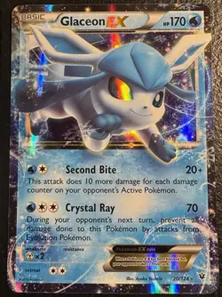 Pokemon TCG XY Kyogre EX Glaceon EX Holo Foil Lot of 2 Cards - Image 3