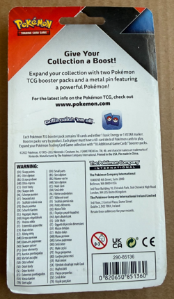 Pokemon Evolving Skies & Chilling Reign 2 pack Blister w/ pin - Sealed - Image 2