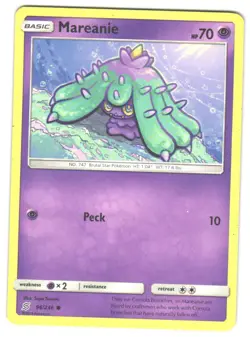 Pokemon SM: Unified Minds Mareanie #96/236 LP Common - Image 1