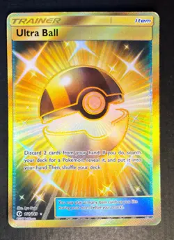 Pokemon Ultra Ball - 161/149 - Secret Rare - SM Base Set - LP - Image 2