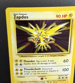 1999 Pokemon Zapdos 16/102 Holo LP - Image 4