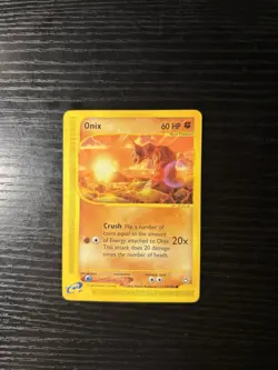Pokemon Onix 98/147- 2002 Aquapolis Non Holo LP - Image 1