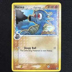 Pokemon TCG Horsea 50/101 Dragon Frontiers Delta Species Reverse Holo Stamped Ca - Image 1