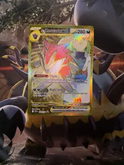Pokemon TCG N's Zoroark ex 189/159 Sv09 Journey Together Secret Rare FA Holo - Image 2