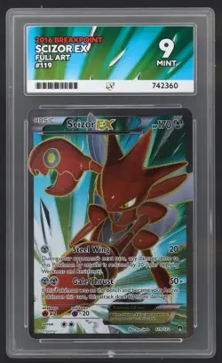 2016 Pokemon XY BREAKpoint Scizor #119/122 ace 9 - Image 1
