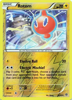 POKEMON Rotom #29/98 Reverse Holo XY - Ancient Origins NM - Image 1