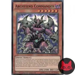 Yugioh Archfiend Commander CT11-EN006 Super Rare Limited Edition NM - Image 1