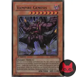 Yugioh Vampire Genesis SD2-EN001 Ultra Rare 1st Edition MP - Image 1
