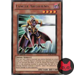Yugioh Lancer Archfiend STBL-EN009 Rare 1st Edition NM - Image 1