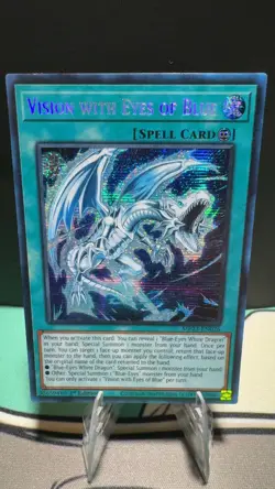 Vision with Eyes of Blue MP23-EN026 Prismatic Secret Rare YuGiOh 1st Edition LP - Image 1