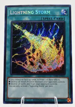 LIGHTNING STORM RA01-EN061 (SECRET RARE) 1ST ED - NM - Yu-Gi-Oh - Image 1