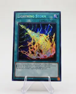 LIGHTNING STORM RA01-EN061 (SECRET RARE) 1ST ED - NM - Yu-Gi-Oh - Image 2