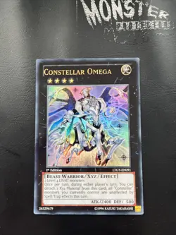YUGIOH CONSTELLAR OMEGA ULTRA RARE LTGY-EN091 1ST EDITION - Image 1