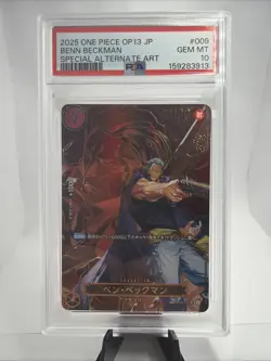 Ben Beckman (SP Alt Art) OP09-009 SR Carrying on His Will - ONE PIECE Japanese - Image 1