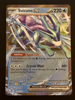 Suicune ex #010/034 Holo Trading Card Game Classic Pokemon - Image 1