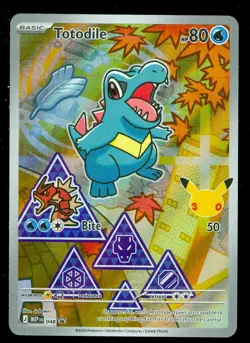 Pokemon TOTODILE MEP 048 Chaos Rising - 1st Partner FULL ART PROMO - Card A - Image 1