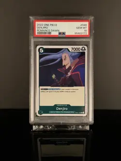 ✅PSA 10 Denjiro OP01-046 R Rare One Piece Card TCG Romance Dawn English - Image 1