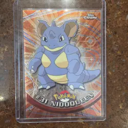 2000 Topps Chrome Pokemon Nidoqueen #31 SPECTRA HOLO Card NM/MINT - Image 1