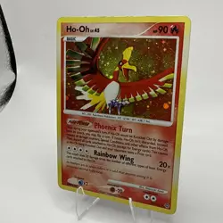 Pokemon Ho-Oh Secret Wonders Holo Rare 10/132 Rainbow Wing DMG Card - Image 2