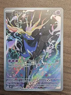 Pokemon TCG Xerneas Illustration Rare Full Art Holo 091/086 Chaos Rising NM - Image 1
