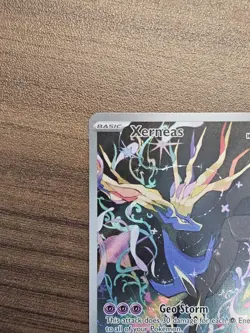 Pokemon TCG Xerneas Illustration Rare Full Art Holo 091/086 Chaos Rising NM - Image 2