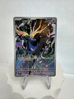 Pokemon TCG Xerneas Illustration Rare Full Art Holo 091/086 Chaos Rising - Image 1