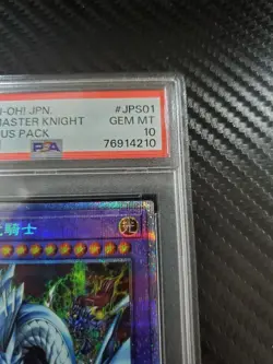 YuGiOh PSA 10 Dragon Master Knight Prismatic Secret Rare Japan Card - Image 3