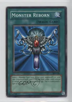 Monster Reborn Unlimited YuGiOh Starter Deck Yugi #SDY-030 2002 READ - Image 1