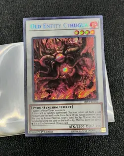 Old Entity Cthugua - SHVA-EN016 - Secret Rare - 1st Edition Near Mint Yugioh - Image 1