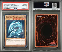 YuGiOh PSA 10 Blue Eyes White Dragon WCS2015 Millennium Japan Promo Card - Image 3