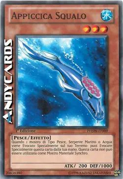 APPICCICA SQUALO (Shark Stickers) • Comune • PHSW IT009 • 1Ed • Yugioh ANDYCARDS - Image 1