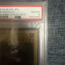 YuGiOh PSA 10 Black Magician Stainless Steel 20th Anniversary Japan Card - Image 3