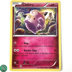 Pokemon TCG Clefairy 81/122 XY Breakpoint NM Near Mint - Image 1