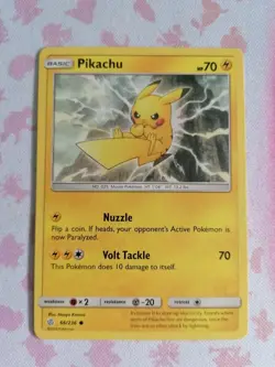Pikachu 66/236 Common Cosmic Eclipse NM Pokemon Karte Englisch - Image 1