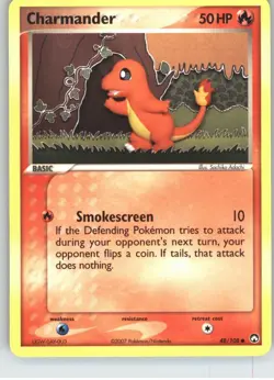 Charmander 48/108 Common Power Keepers Pokemon Near Mint - Image 1