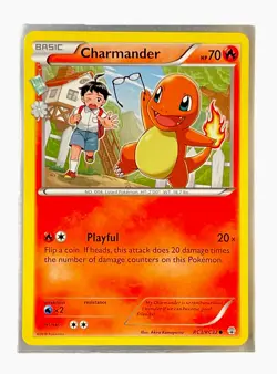 Charmander 2016 Pokemon TCG Generations Radiant Collection RC3/RC32 Non-Holo LP+ - Image 1