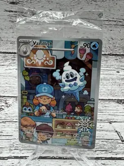 SEALED Vanillish 190/182 Holiday Festive STAMP Promo Pokemon 2025 - Image 1