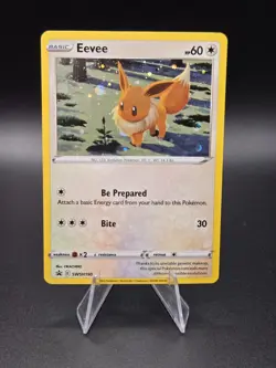 Eevee (Cosmos Holo) - SWSH190 - SWSD Holo Sword & Shield Promo - Pokemon - NM - Image 1