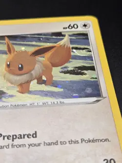 Eevee (Cosmos Holo) - SWSH190 - SWSD Holo Sword & Shield Promo - Pokemon - NM - Image 5