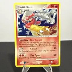 Pokemon TCG Blaziken LV. 59 3/127 Platinum Holo Rare English 2009 - Image 1