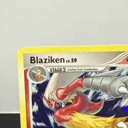 Pokemon TCG Blaziken LV. 59 3/127 Platinum Holo Rare English 2009 - Image 2