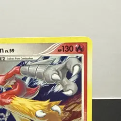 Pokemon TCG Blaziken LV. 59 3/127 Platinum Holo Rare English 2009 - Image 3