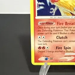 Pokemon TCG Blaziken LV. 59 3/127 Platinum Holo Rare English 2009 - Image 5