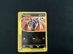 Pokemon Houndour Reverse Holo 113/165 Expedition Base Set NM Condition 2002 - Image 1