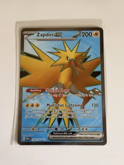 Zapdos ex 192/165 (NM) - SV: Scarlet & Violet 151 - Ultra Rare - Pokemon TCG - Image 1