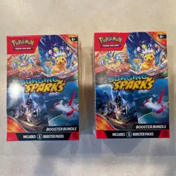 Pokemon TCG Scarlet And Violet Surging Sparks Booster Bundle New and Seal 2 Pack - Image 1